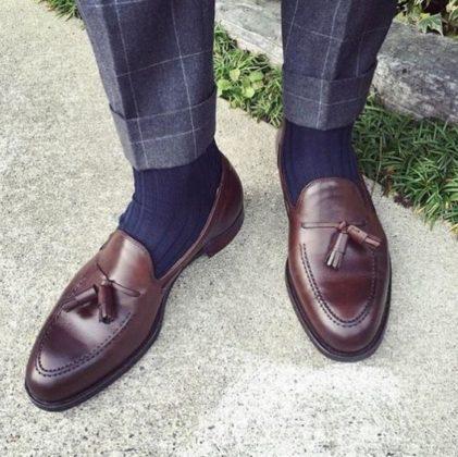 коричневые ботинки мужские классические