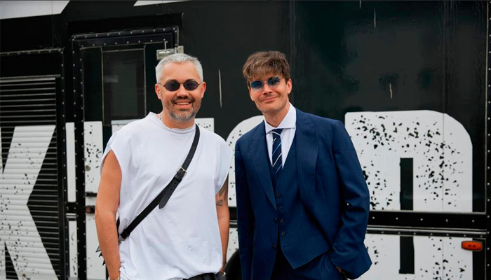 Александр Рогов на съемках фильма